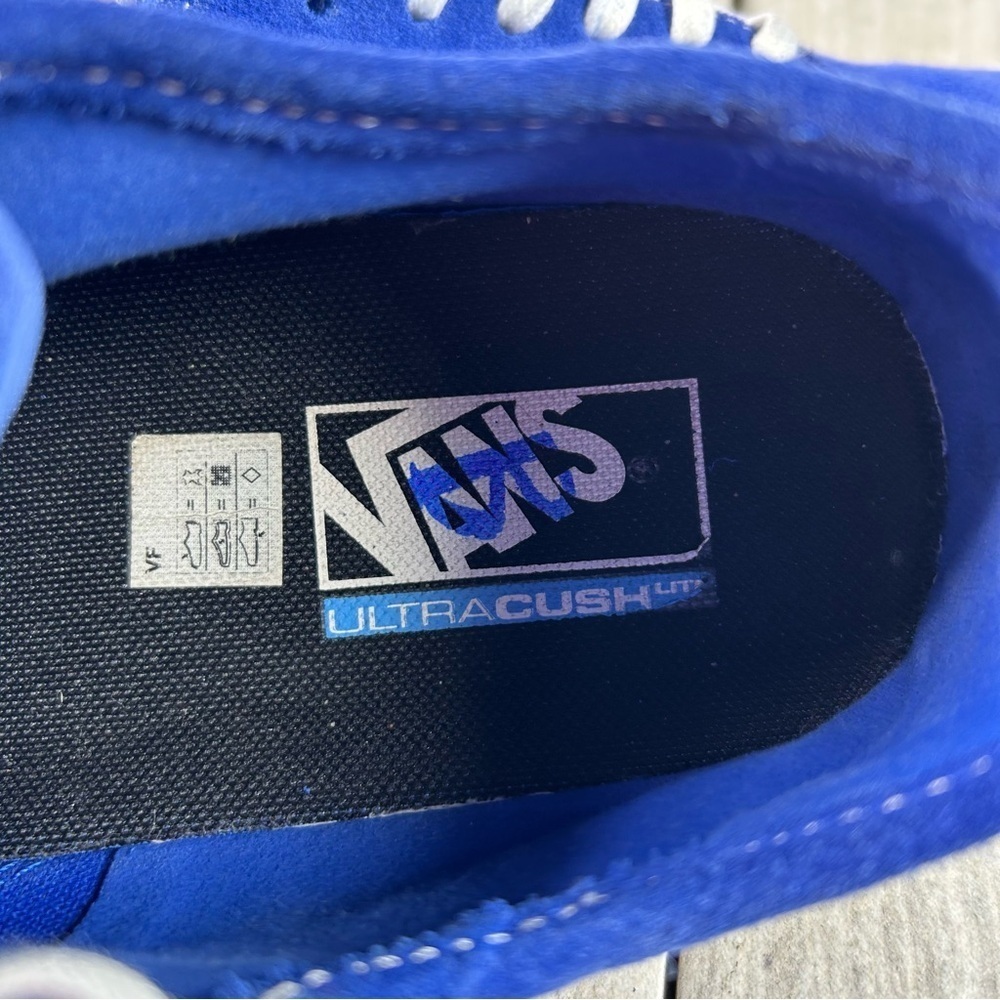 RARE Vans Diamo Ni Old Skool Royal Blue Lace Up Shoes Mens Size 8.5 Womens 10 - Picture 10 of 10